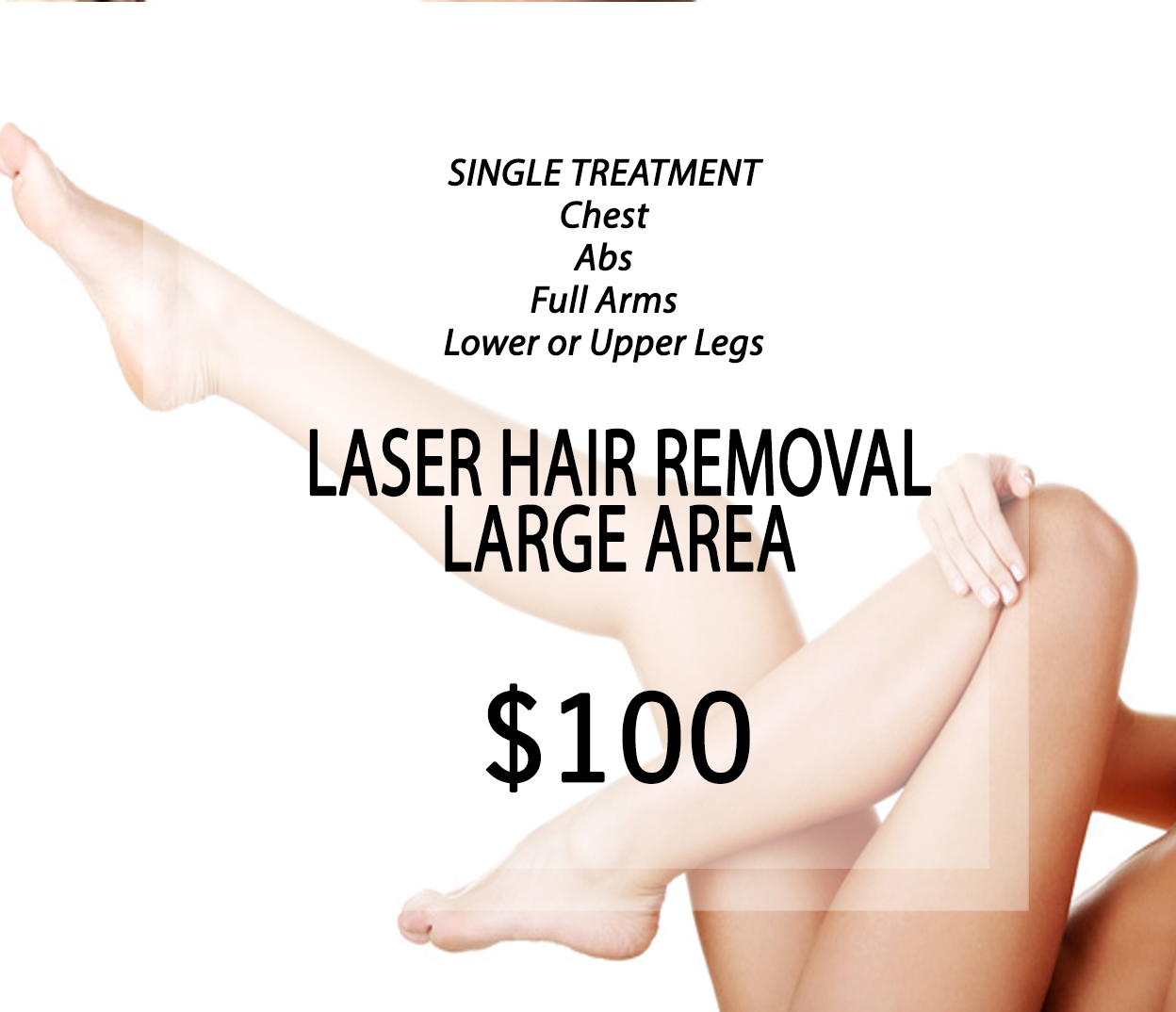 Large Area- Laser Hair Removal | Beauty Lab + Laser